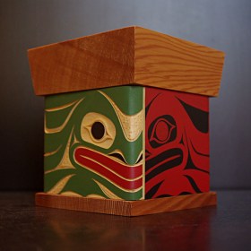 Bent wood Frog box by James Michels