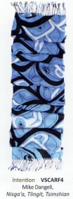 Native Northwest Intention scarf by Mike Dangeli
